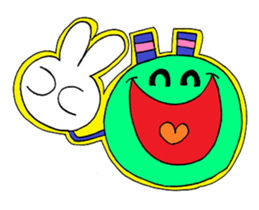 Rienbow "Colorful reaction sticker" sticker #3949802