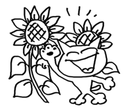 spring and summer cat sticker #3950011