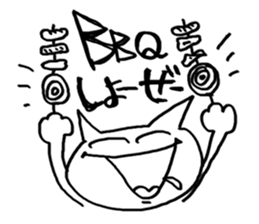 spring and summer cat sticker #3950020