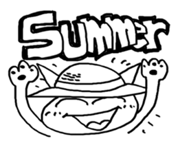spring and summer cat sticker #3950027