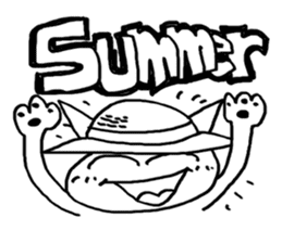 spring and summer cat sticker #3950027