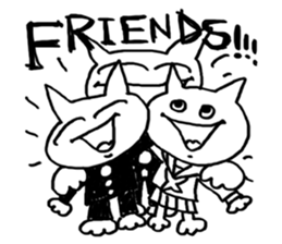 spring and summer cat sticker #3950033