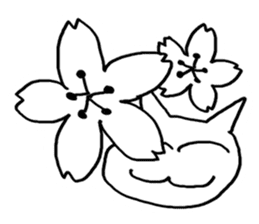 spring and summer cat sticker #3950040