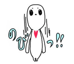 Shiratama and Bird sticker #3950153