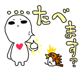 Shiratama and Bird sticker #3950161