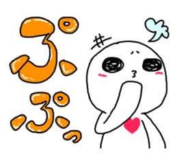 Shiratama and Bird sticker #3950162