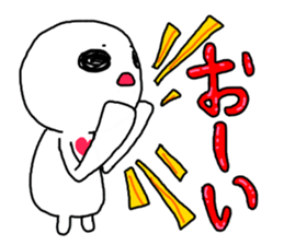 Shiratama and Bird sticker #3950163