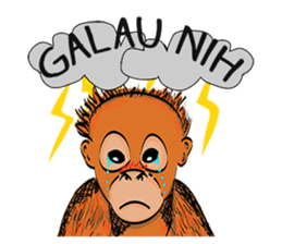 Baby Orangutan (Indonesian) sticker #3950888