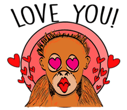 Baby Orangutan (Indonesian) sticker #3950891