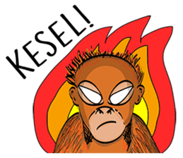 Baby Orangutan (Indonesian) sticker #3950897