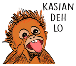 Baby Orangutan (Indonesian) sticker #3950898