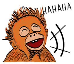 Baby Orangutan (Indonesian) sticker #3950900