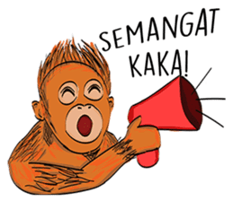 Baby Orangutan (Indonesian) sticker #3950901
