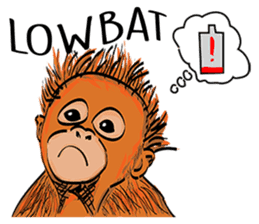 Baby Orangutan (Indonesian) sticker #3950902
