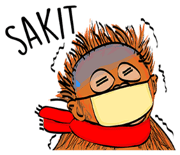 Baby Orangutan (Indonesian) sticker #3950903