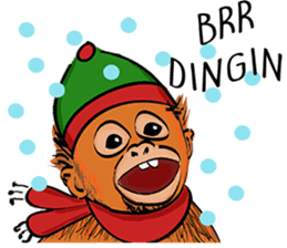 Baby Orangutan (Indonesian) sticker #3950906