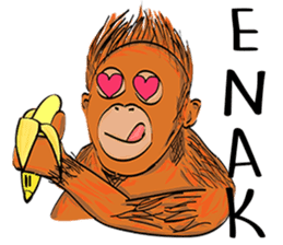 Baby Orangutan (Indonesian) sticker #3950908