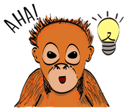 Baby Orangutan (Indonesian) sticker #3950912