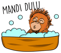 Baby Orangutan (Indonesian) sticker #3950914