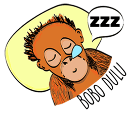 Baby Orangutan (Indonesian) sticker #3950915