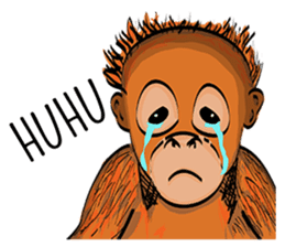 Baby Orangutan (Indonesian) sticker #3950920