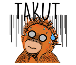 Baby Orangutan (Indonesian) sticker #3950922