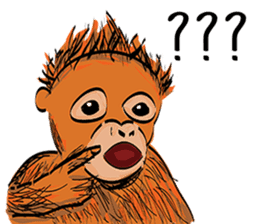 Baby Orangutan (Indonesian) sticker #3950924