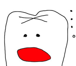 Tooth-kun of everyday life. sticker #3950949