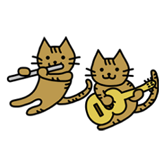 Sibling Unit NEKO CAFE stamp