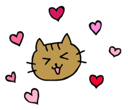 Sibling Unit NEKO CAFE stamp sticker #3951255