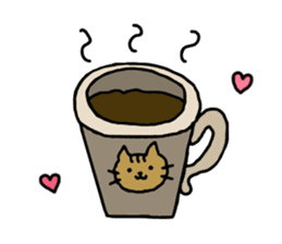 Sibling Unit NEKO CAFE stamp sticker #3951283