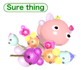 Ame-Po Chan #2 (E) Ordinary conversation sticker #3951815