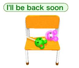 Ame-Po Chan #2 (E) Ordinary conversation sticker #3951835