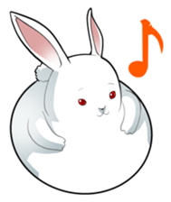 Rabbit type UFO sticker #3952168