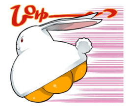 Rabbit type UFO sticker #3952185