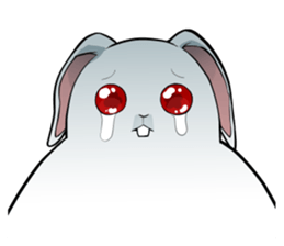 Rabbit type UFO sticker #3952195