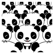 Weird Panda Kopy sticker #3952220