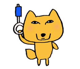 Happy Tibetan sand fox sticker #3952853