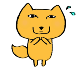 Happy Tibetan sand fox sticker #3952861