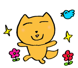 Happy Tibetan sand fox sticker #3952879