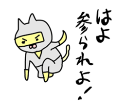 Seven cat ninja sticker #3953306