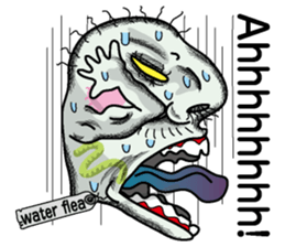 Mr. water flea sticker #3953370