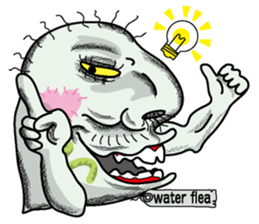 Mr. water flea sticker #3953394