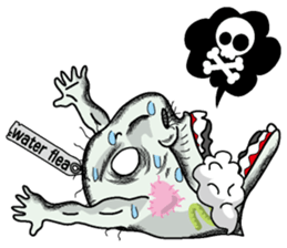 Mr. water flea sticker #3953400