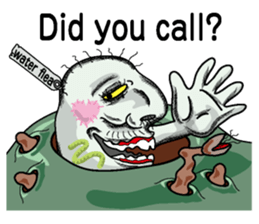 Mr. water flea sticker #3953404