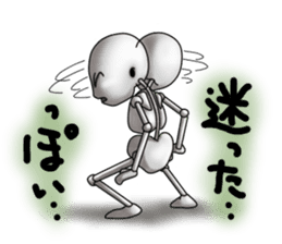 skeleton boy sticker #3953682