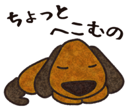 Feeling of Miniature Dachshund sticker #3953742