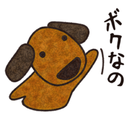 Feeling of Miniature Dachshund sticker #3953749