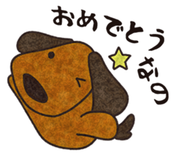 Feeling of Miniature Dachshund sticker #3953755