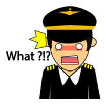 Cute Pilot Cartoons 2 sticker #3954730
